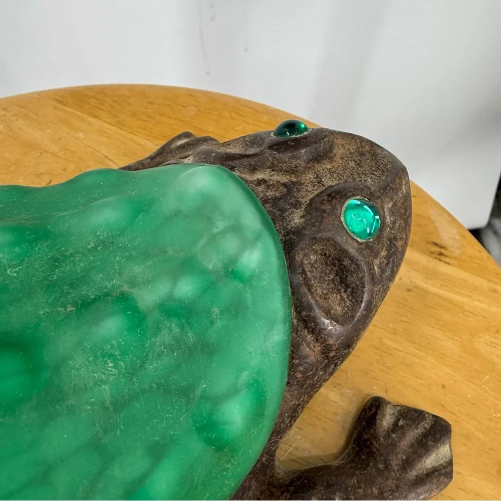 vintage electric frog accent lamp, often referred to as a 